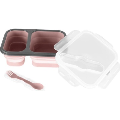 Zopa Desiatový box s príborom malý Old Pink 8595114461271