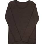 Joha Дамско мериносово термобельо Joha Women's Blouse L/S Merino base layer - Dark Brown (115-2767-0212)