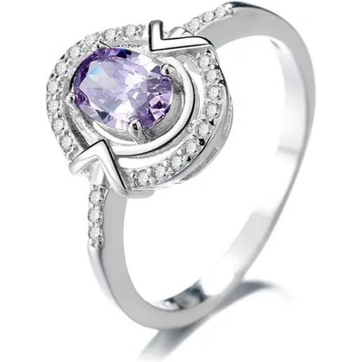 Majya Strieborný prsteň VIOLETTE 11115 5