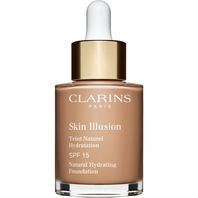 Clarins Skin Illusion Natural Hydrating Foundation озаряващ хидратиращ фон дьо тен SPF 15 цвят 112C Amber 30ml