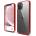 elago Hybrid Case - хибриден удароустойчив кейс за iPhone 12 Pro Max (червен)