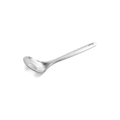 Kovová naberačka s dierou 21cm