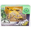 Dromader Kovový bicykel modrý 1:10