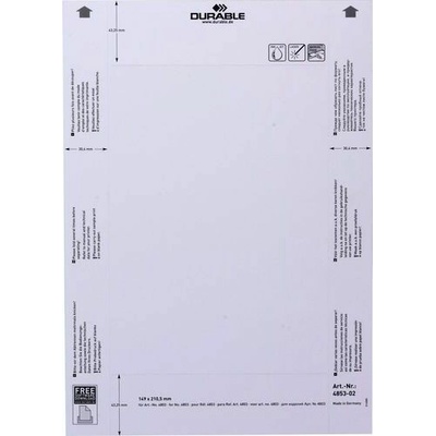 Náhradní štítky pro informační dveřní tabulku Info Sign, 210,5 x 149 mm