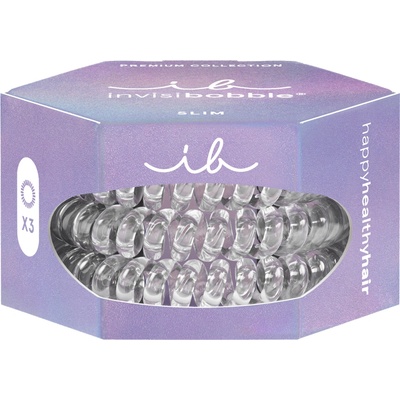 Invisibobble SLIM PREMIUM Crystal Clear 3ks