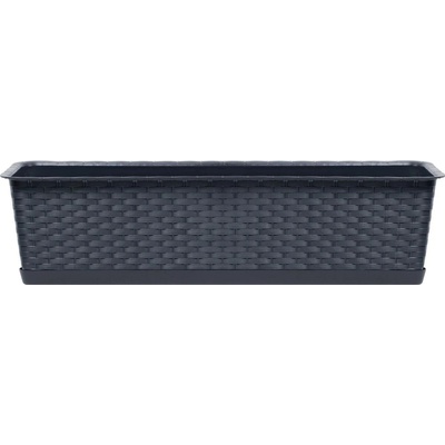 PROSPERPLAST RATOLLA CASE P Truhlík s miskou plastový antracit 48,9 x 17,3 x 15 cm ISR500P-S433