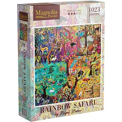 Magnolia Пъзел Magnolia от 1023 части - Пъстроцветно сафари (4102)