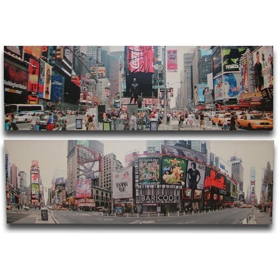 Obraz "NEW YORK-TIME SQ." 140x45x4/2dr.