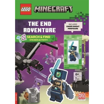 LEGO® Minecraft™: The End Adventure Search & Find Sticker Activity Book (with Ender Knight minifigure and sword)