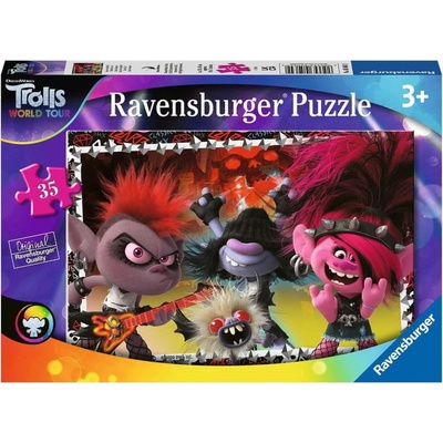 RAVENSBURGER Trollové Světové turné 35 dielov