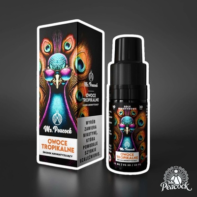 Mr. Peacock Salt Tropické ovoce 10 ml 20 mg