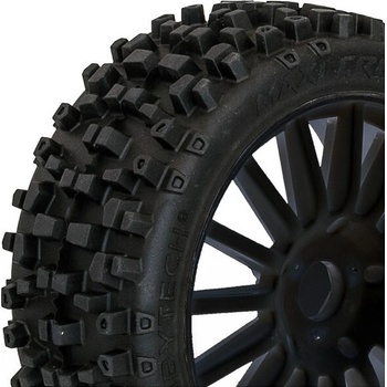 HOBBYTECH MAXI CROSS nalepené gumy černé disky 2 ks