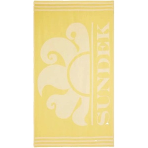 SUNDEK Хавлиена кърпа Sundek Fouta jacquard beach logo towel - Yellow (Yellow Cream)