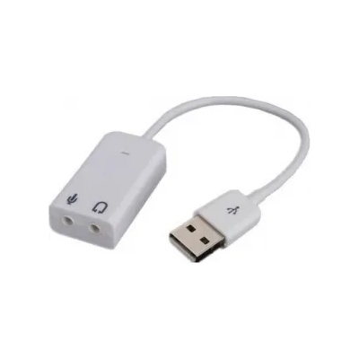 USB Звукова карта за компютър 7.1 - канален звук - iMac Style