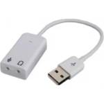  USB Звукова карта за компютър 7.1 - канален звук - iMac Style Звукови карти