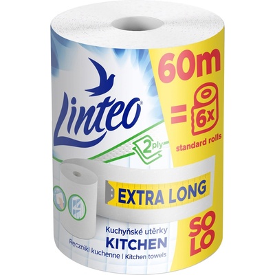 Linteo XXL dvouvrstvébílé 60 m 1 role – Hledejceny.cz