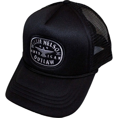 Willie Nelson Outlaw Шапка с козирка Black UNI (WNMBCAP02B)