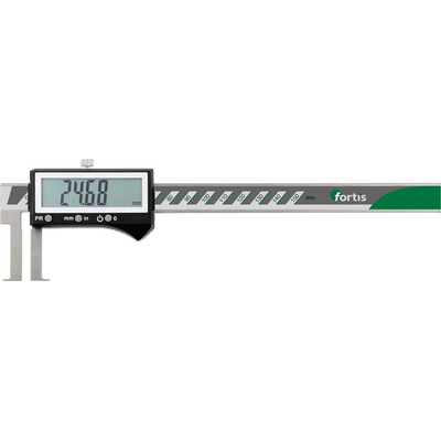 Fortis 7441840150 Digitální posuvné měřítko 150 mm na měření vnitřních drážek