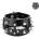 Leather & steel fashion гривна Triple cross - LSF1 138