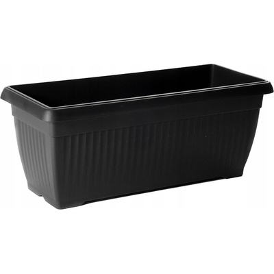 Prosperplast Kvetináč plast sivý 80 x 34,4 x 32 cm