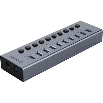 ORICO BT2U3-10AB Hub 10x USB-A 3.0 с превключватели - сив