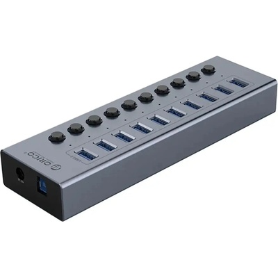 ORICO BT2U3-10AB Hub 10x USB-A 3.0 с превключватели - сив