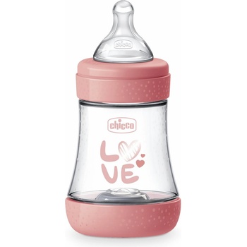 Chicco Бебешко шише Chicco - Perfect 5, Момиче, 150 ml (N0258)
