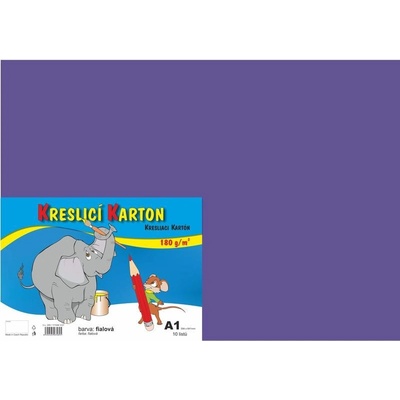STEPA Kreslicí karton barevný A1/10/180g - fialový