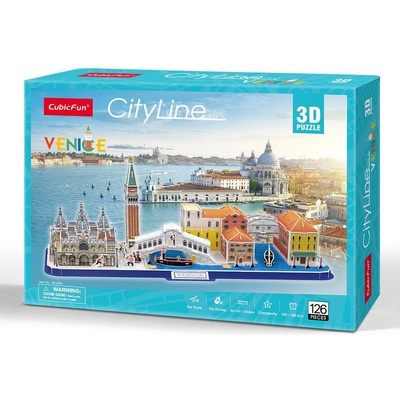CubicFun 3D Пъзел CITY LINE VENICE (1006093F)