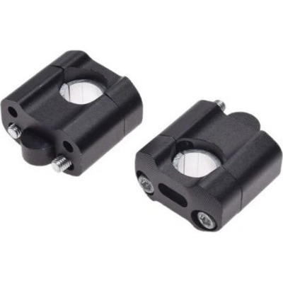 Univerzálne adaptéry pre zvýšenie riadítok 22mm a 28,5mm, +3cm čierne