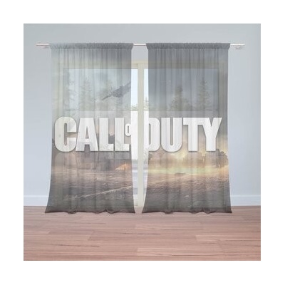 Sablio Záclony Call of Duty Bojiště: 2ks 150x250cm