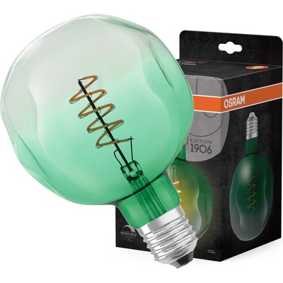 Osram Dekoratívna LED žiarovka E27 ET124 4,5W 18W 180lm 1600K Teplé 360° vlákno Stmievateľné Vintage 1906