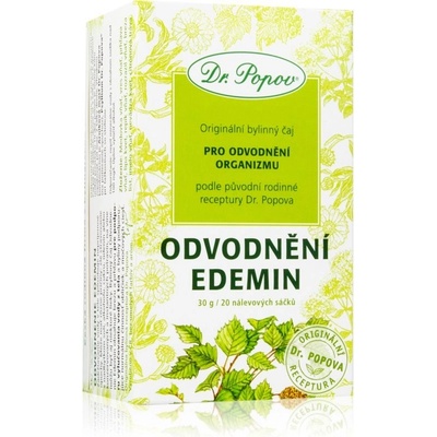Dr.Popov Odvodnění Edemin porcovaný čaj 20 x 1,5 g
