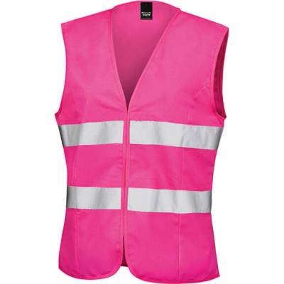 Result High Vis Dámska reflexná vesta R334F Fluorescent Pink