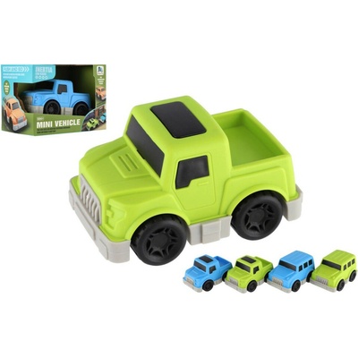 Teddies Auto mini 9 cm na setrvačník 4 druhy