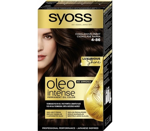 Syoss Oleo Intense čokoládově hnědý 4-86