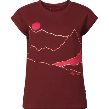 ALPINE PRO Дамска тениска от неизмачкващ се материал ALPINE PRO NOGERA winetasting вариант pa ALPINE PRO | Lilav | ЖЕНИ | XS