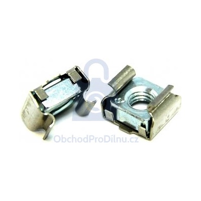 Matice v kleci 9,5 x 9,5 mm, nerez A2 / ocel M5 (2,8-3,5), balení 200 ks