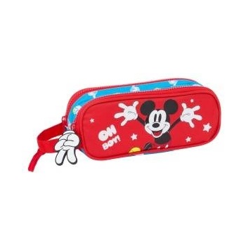 Mickey Mouse Clubhouse Двоен Моливник Mickey Mouse Clubhouse Fantastic Син Червен 21 x 8 x 6 cm