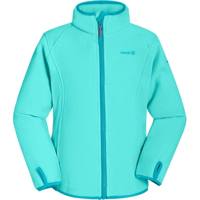 Kamik Детско поларено яке Kamik Kid's Linnea Fleece jacket - Azure / Aqua - размер 104 (EU) (703-5357-0113)