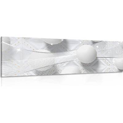Obraz bílý luxus - 135x45