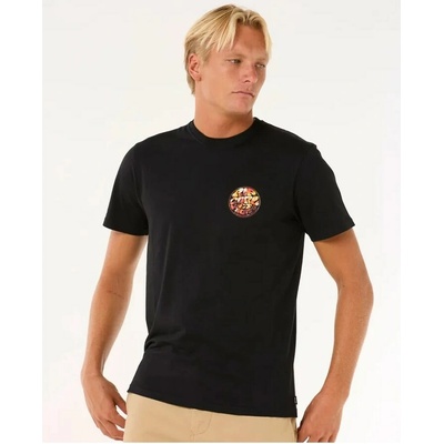 Rip Cirl tričko Wettie Passage Icon Tee Black