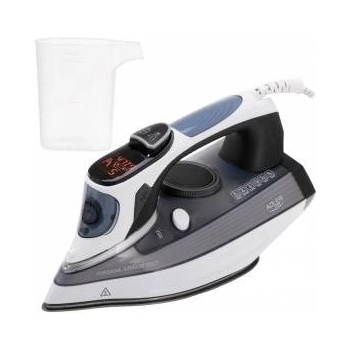 Adler Steam iron with LCD | 11 temperature settings | Anodized SWIFT GLIDE soleplate