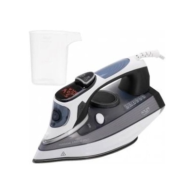 Adler Steam iron with LCD | 11 temperature settings | Anodized SWIFT GLIDE soleplate