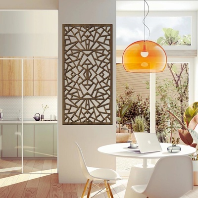 dřevo života Dekorační panel GEOMETRY Zvolte barvu dekoru: Dub zlatý, Rozměry (cm): 40x80