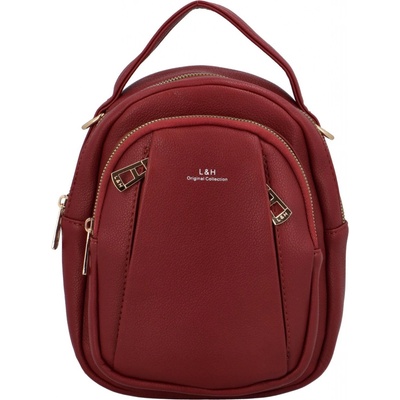 Stylová dámská koženková malá crossbody Estrella červená
