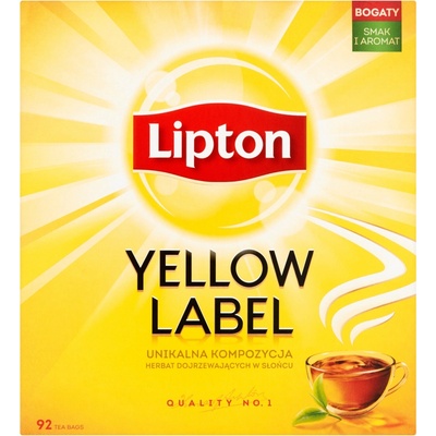 Lipton Yellow Label čierna Expresná 92 vrecúšok