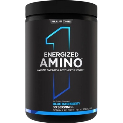 Rule 1 Energized Amino | with Natural Caffeine [270 грама] Синя малина