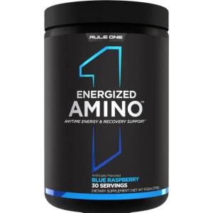 Rule 1 Energized Amino | with Natural Caffeine [270 грама] Синя малина