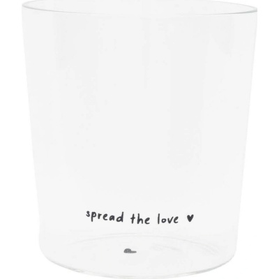 Bastion Collection s Sklenice na vodu Spread the Love čirá barva sklo 300 ml